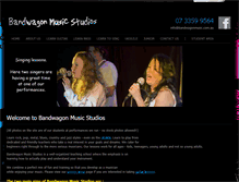 Tablet Screenshot of bandwagonmusic.com.au